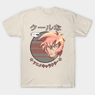 anime manga style handsome guy T-Shirt